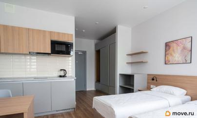 1-комн. апартаменты, 27.6 м&sup2;