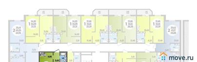 1-комн. квартира, 26.2 м&sup2;