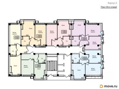 1-комн. квартира, 43.9 м&sup2;