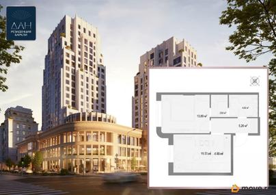 1-комн. квартира, 42.36 м&sup2;