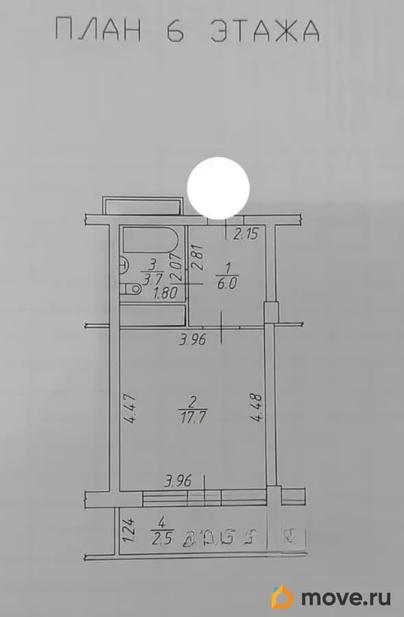 студия, 27.4 м&sup2;