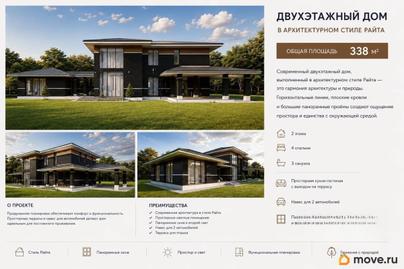 коттедж, 338 м&sup2;, 12.3 сотки