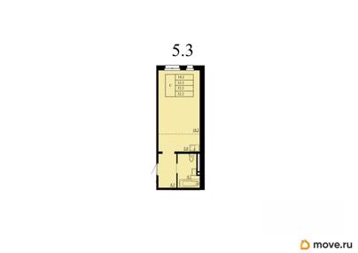 студия, 32.2 м&sup2;