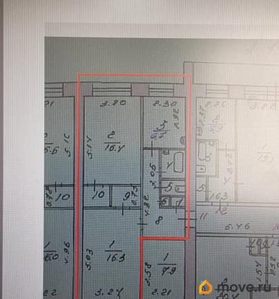 2-комн. квартира, 51 м&sup2;