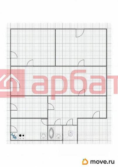 4-комн. квартира, 61 м&sup2;